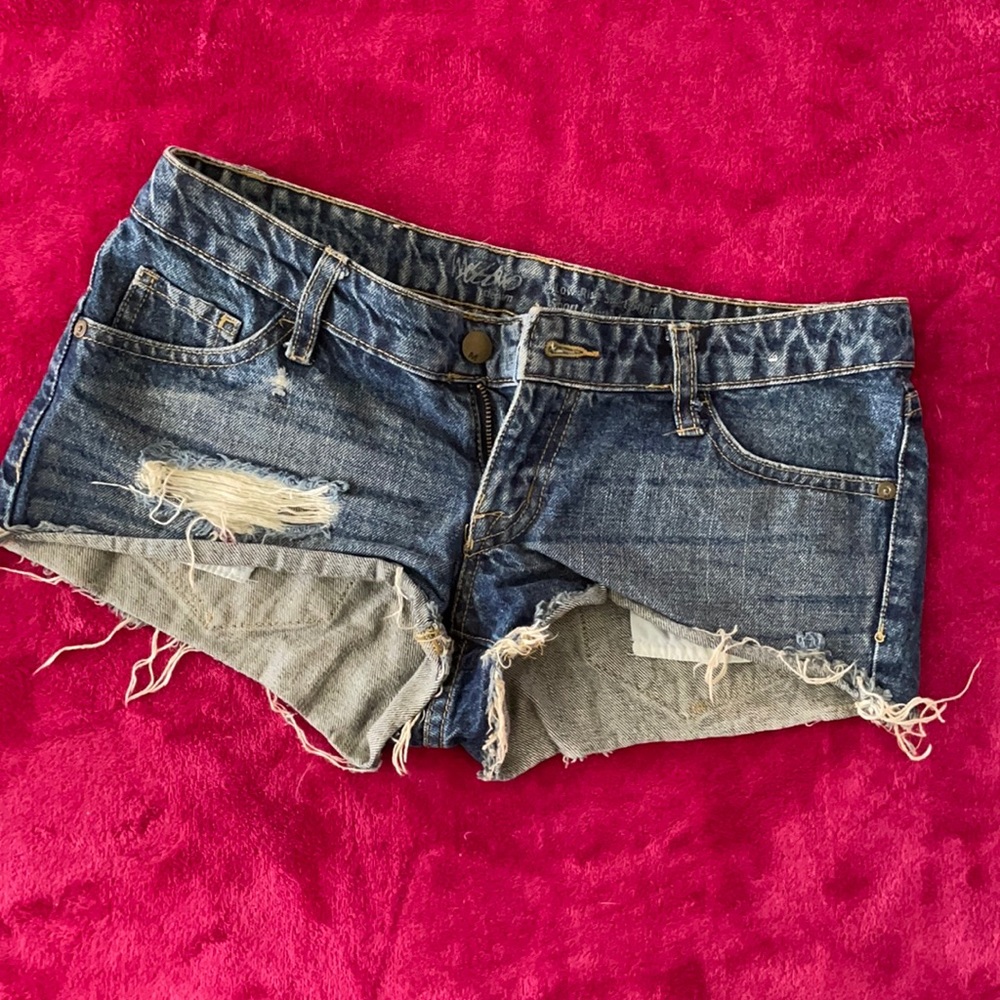 Low Rise Jean Shorts